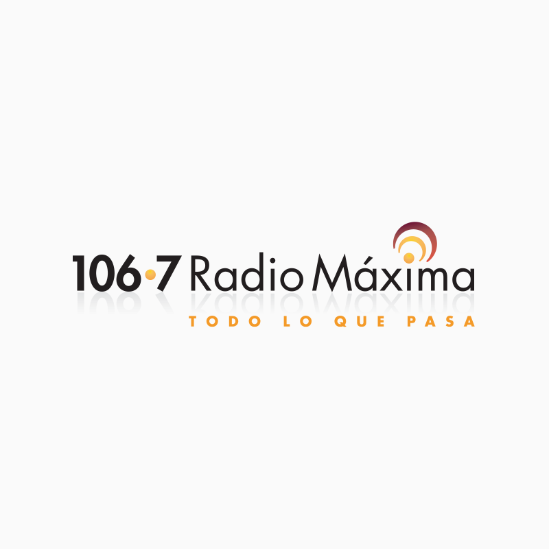 Isologotipo 106.7 Radio Máxima.