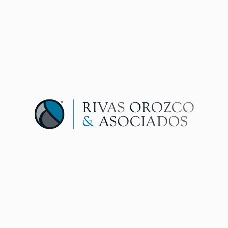 Isologotipo Rivas Orozco & Asociados.